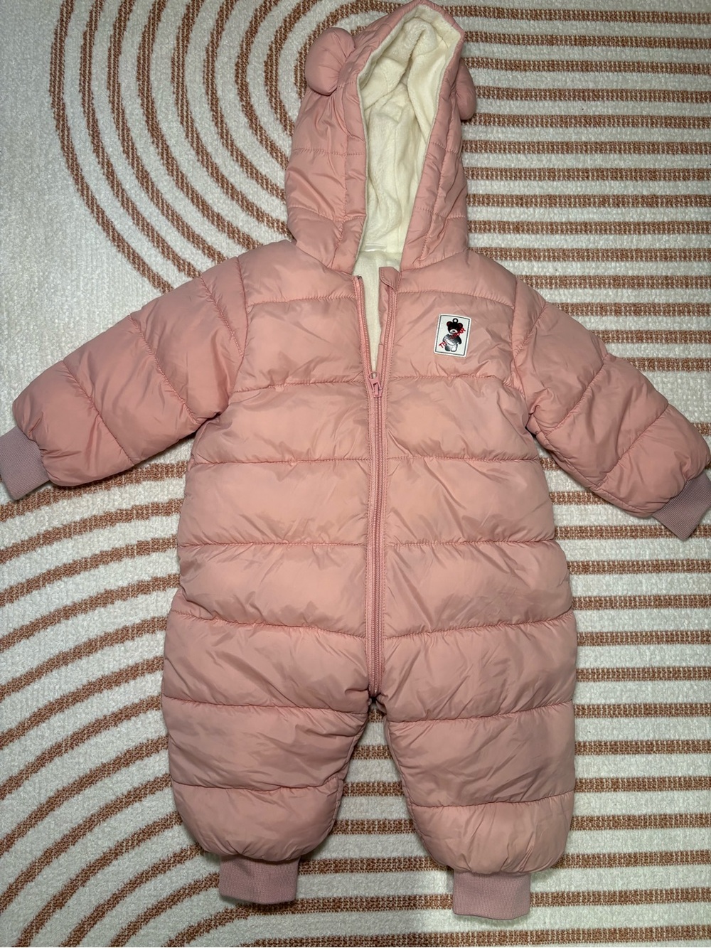 Pink Snowsuit